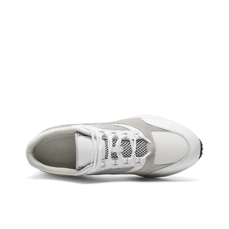 He Jinchang Low Top Casual Shoes Men's Cloud White-4