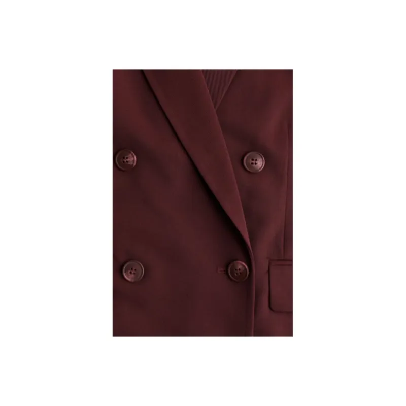 H&M Business Suit Women's Burgundy-3