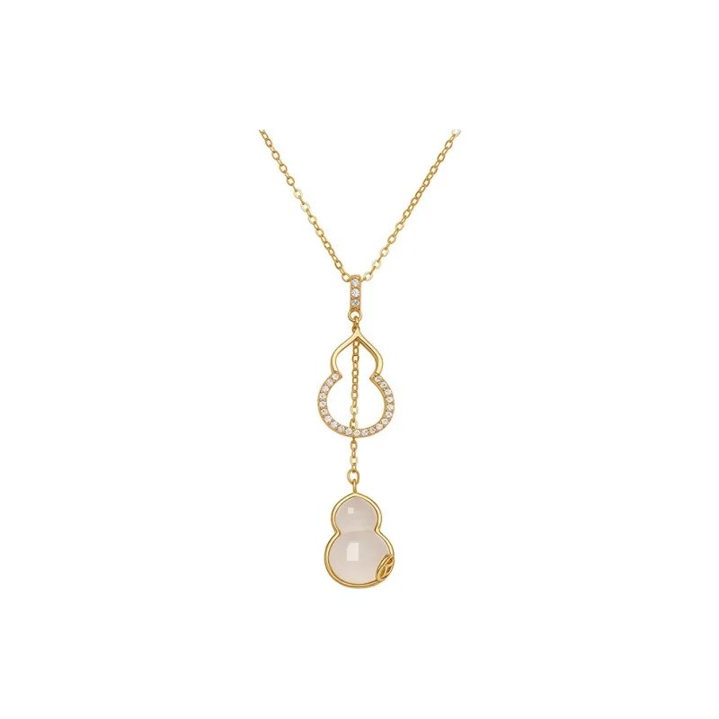 Shang Qianyi Chalcedony Jade Necklaces Women's-4