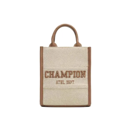 Champion Fabric Tote Bag Shopping Bag Handbag Small Size Women's Brown/Dark Blue/Black/White