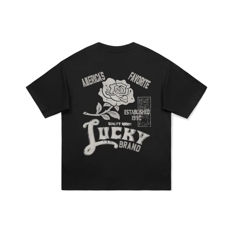 LUCKY BRAND Short Sleeved T Shirts Unisex-0