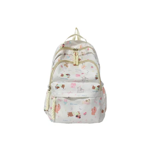 Yalu Nylon Backpack Unisex Multicolor
