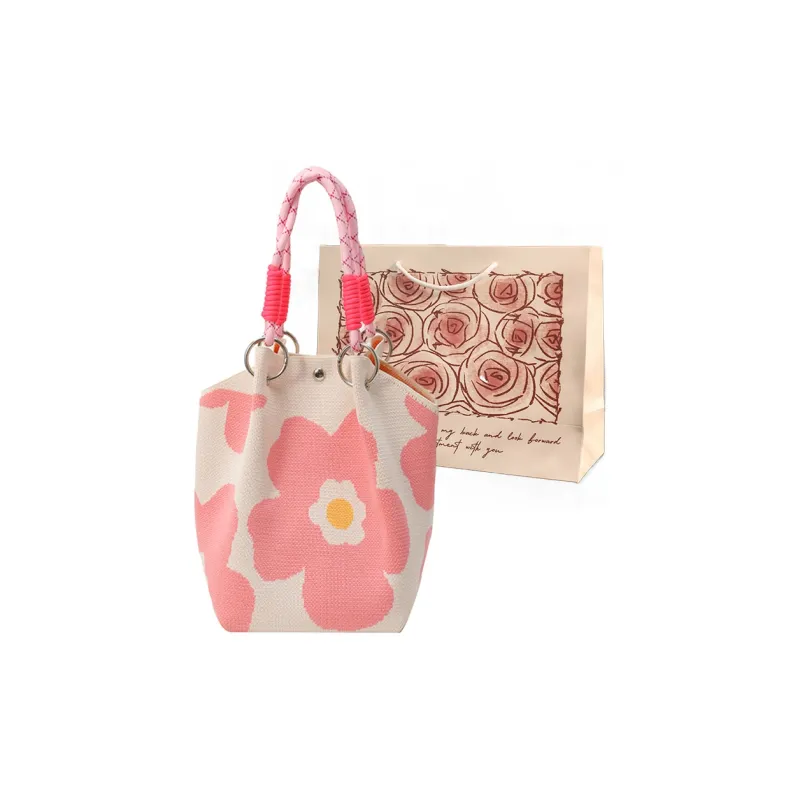 VERADONNA Polyester Handbag Regular Women's Blue/Pink/Ecru/Black/White/Purple/Dark Blue-5