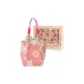Pink Floral+Shopping Bag