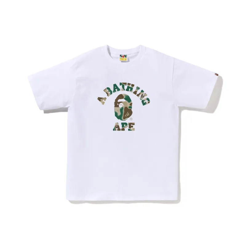 A BATHING APE Liquid Camo College Tee-7