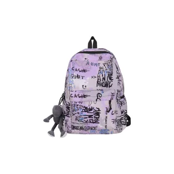 BUBM Nylon Backpack Unisex Multicolor