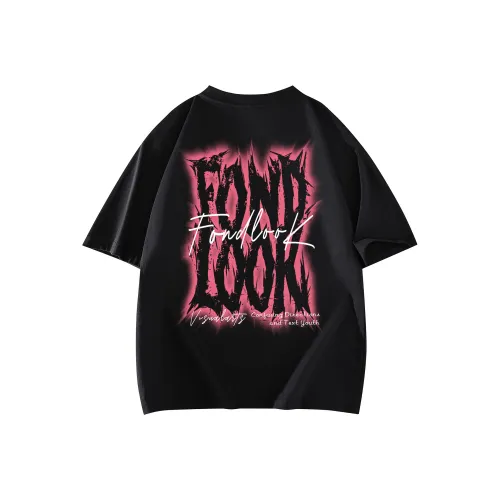 FONDLOOK Denim Jackets Unisex Black