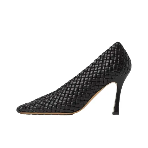 Bottega Veneta Sofia Chunky Heel High Heels 9cm Women's Black