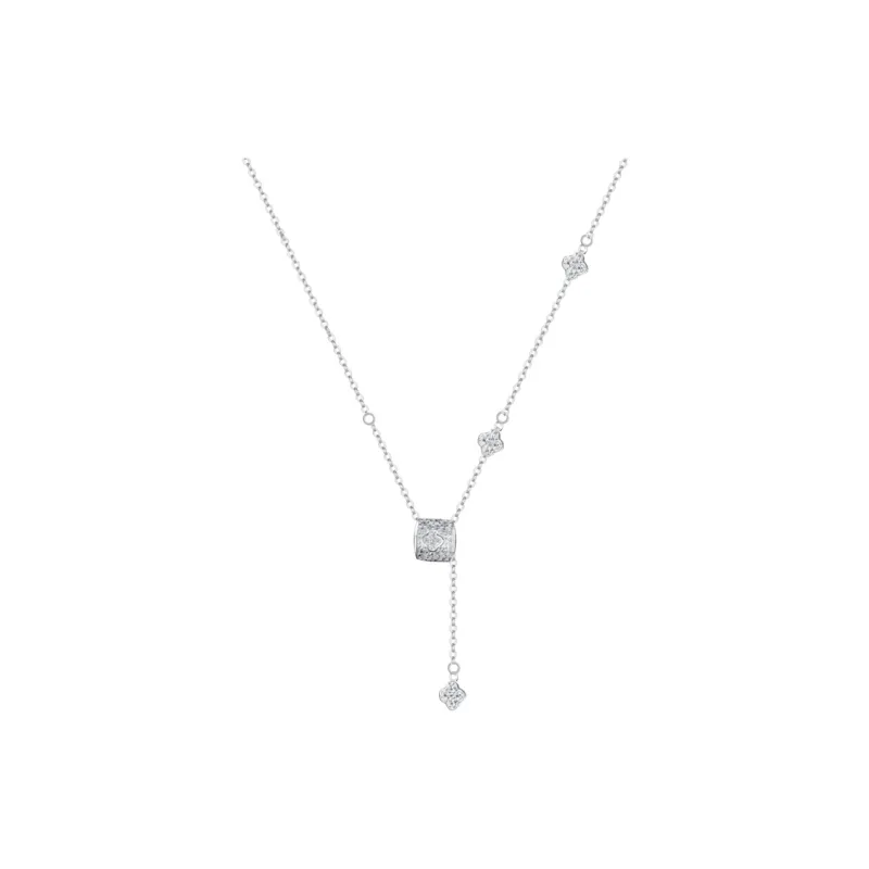 LUYUO 999 Fine Silver Necklaces Women's-0