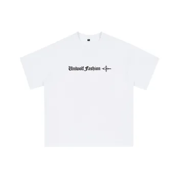 UNIWOLF Drop Shoulder Sleeve T Shirt Unisex
