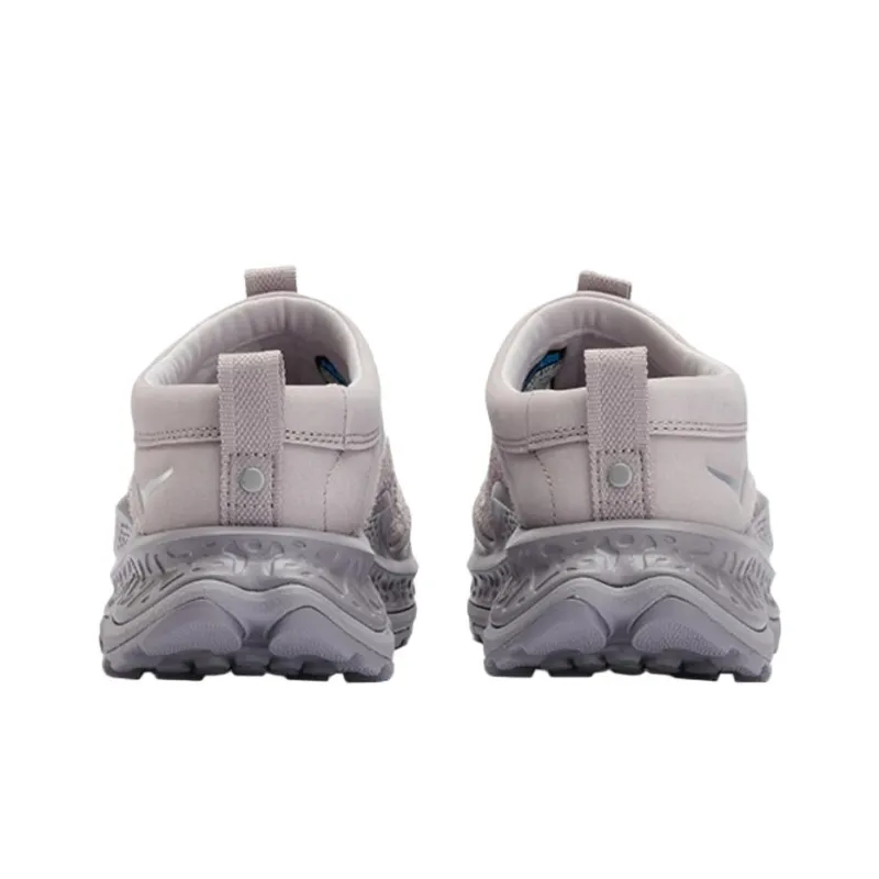 Hoka One One White & Grey Stinson ATR 6 Sneakers