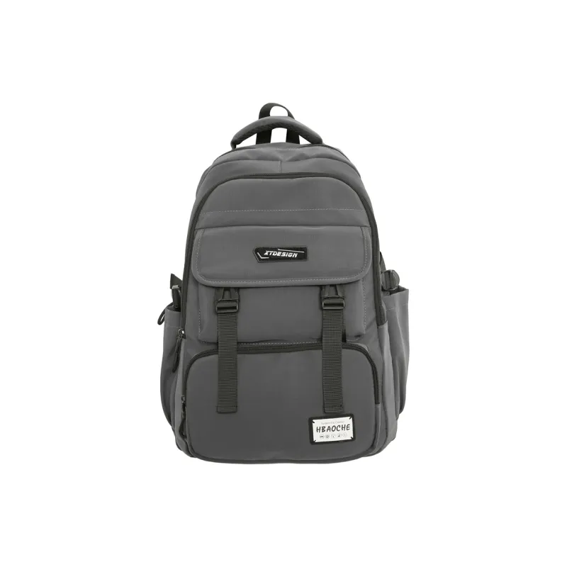 Alcohol Dragon Nylon Backpack Regular Unisex Multicolor-4