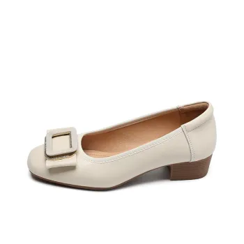 ZHR High Heels Women's Beige/Apricot/Black