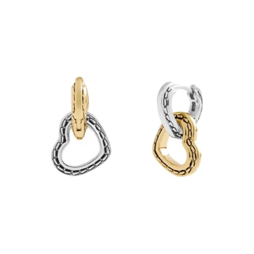 COACH Brass Earrings Women's Multicolor