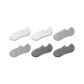 6 Pack (2 White+2 Light Gray+2 Dark Gray)