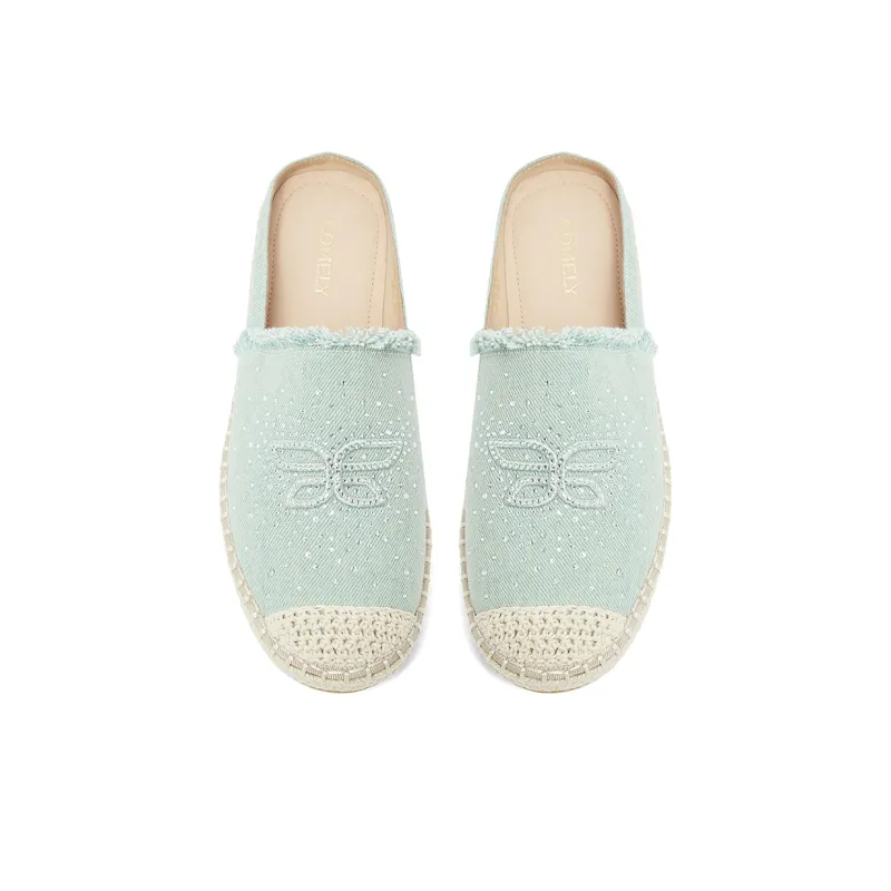 COMELY Espadrilles Women's White/Green-8