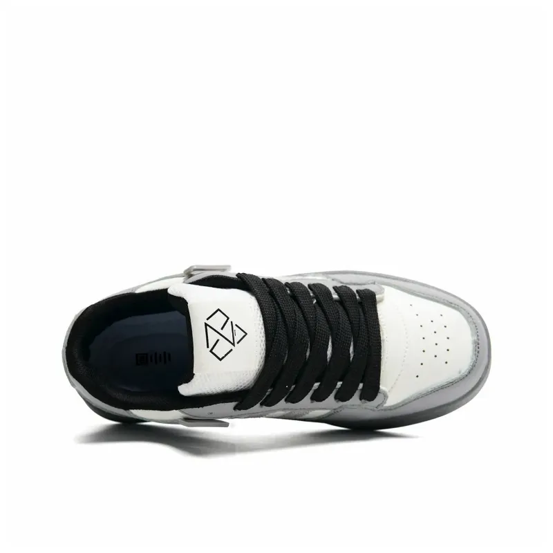 Circle Small Coverage Lightweight Breathable Height Increasing Low Top Skateboard Shoes Unisex-61