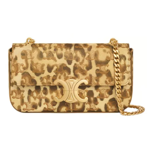 celine Taylor Canvas Portable Crossbody Bag, Shoulder Bag Women's Brown