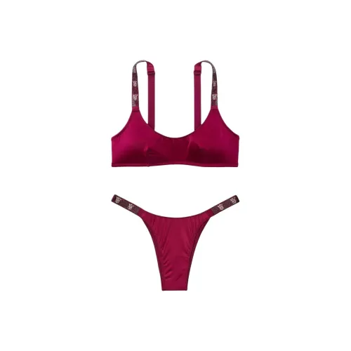 Victoria's Secret Underwear Set Women's Burgundy