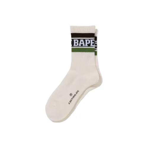 A BATHING APE Mid Calf Socks Men's 1 Pack