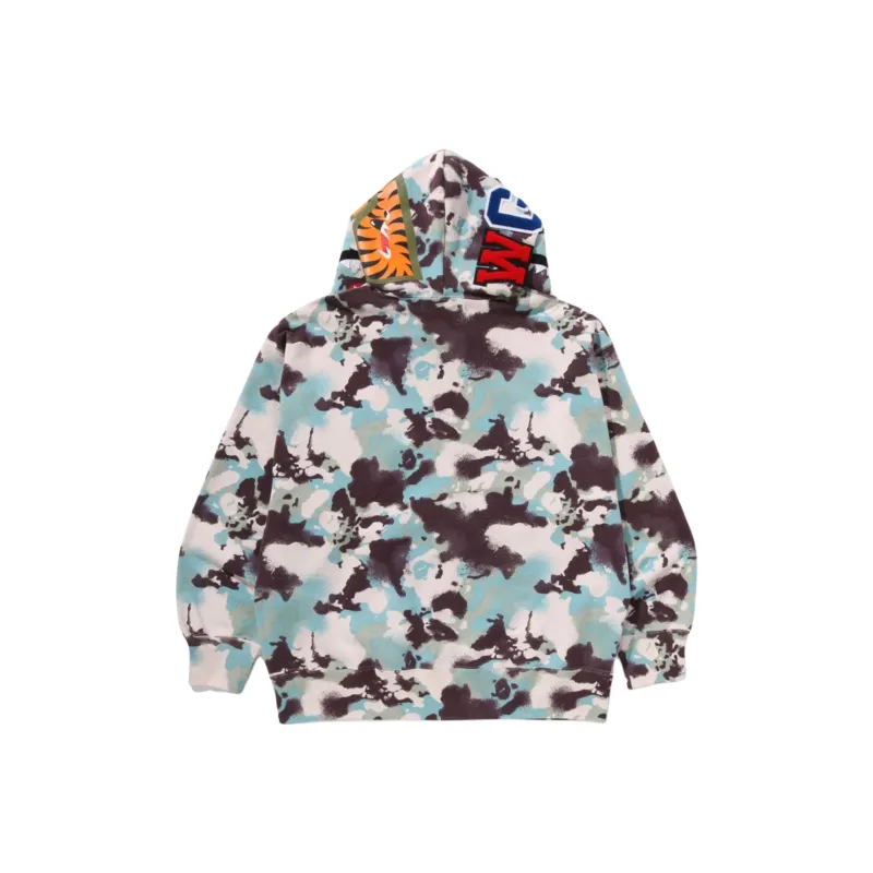 Bape Map Camo Shark Full Zip Hoodie-2