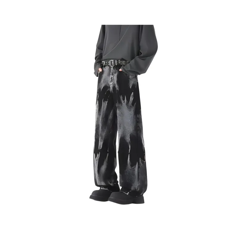 DOENU Jeans Unisex Black Gray Color-2