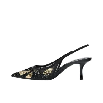 ZARA Slim Heel High Heels Women's Black