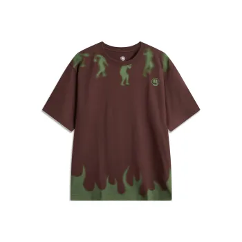 LiNing Basketball Collection T Shirt Men's Russet