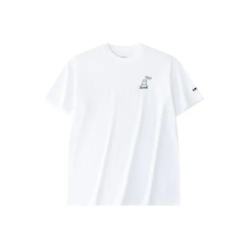 Anta x ZHENGJIUBEIJIXIONG Sports Life Collection T Shirt Unisex Snowflake White
