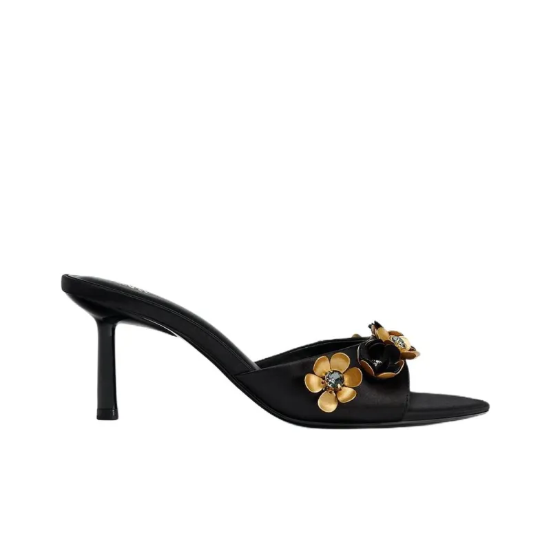 ZARA Abrasion Resistant Slide Slippers Women's Black-1