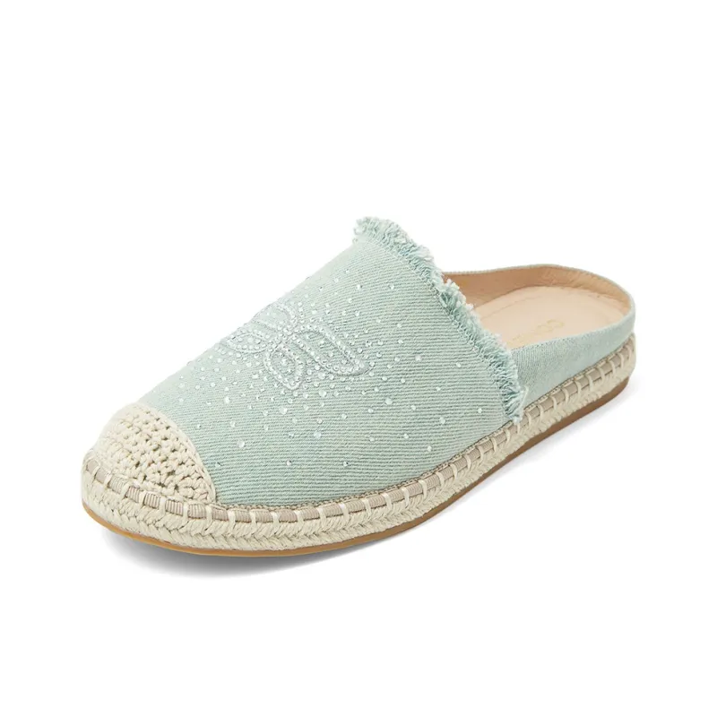 COMELY Espadrilles Women's White/Green-6