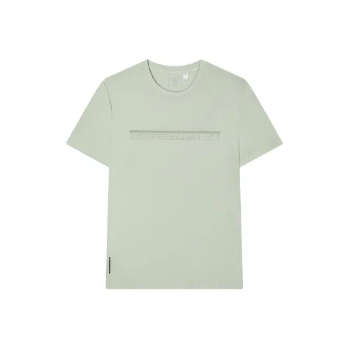 FILA T Shirts Men Light Leaf Green