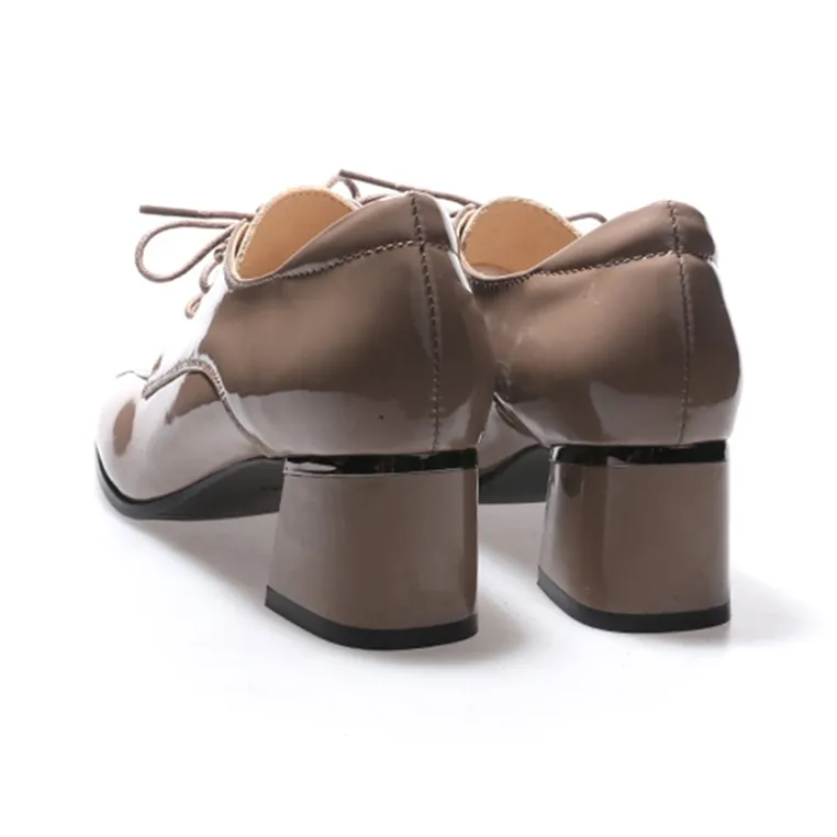 Devanro Chunky Heel High Heels 5.0cm Women's-7