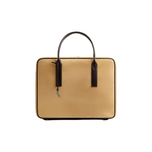 Bottega attracted Calfskin Handbag Tubas Men's Sucrose With Gummy