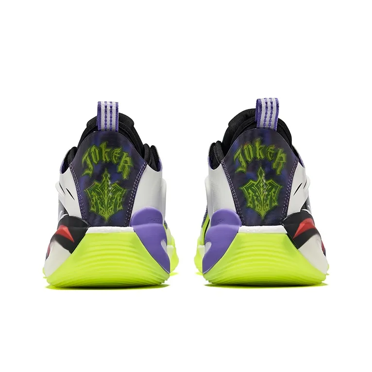Erke Qian Xun 2.0 Cushioning Slip Resistant Anti Rollover Low Top Basketball Shoes Men's Joker Color Scheme-3