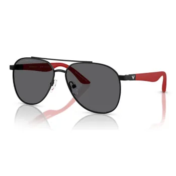 EMPORIO ARMANI Plate Frame Aviator Sunglasses Kids'