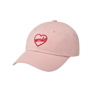 Emis Cotton Baseball Caps Unisex Pink