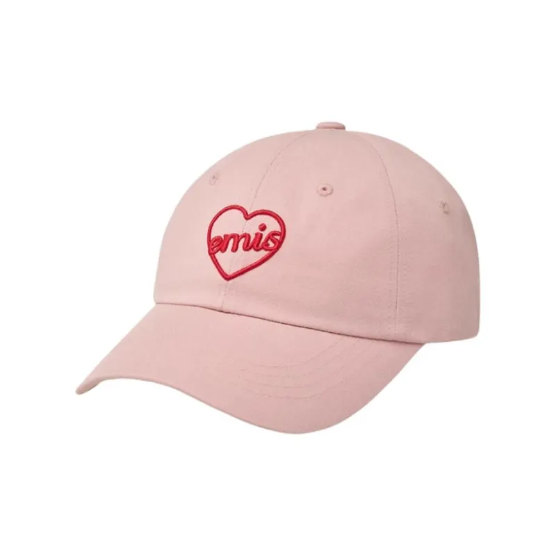 Emis Cotton Baseball Caps Unisex Pink-0