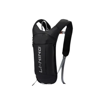 LiNing Cycling Gear Backpack Travel Unisex Adhesive Film 26*39.5*7cm Black