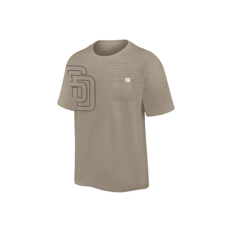 Nike San Diego Padres Statement Max90 T-Shirt Men's Khaki-0