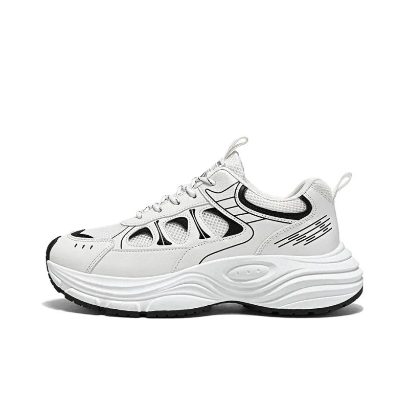 JEANSWEST Cushioned Slip Resistant Abrasion Resistant Breathable Low Top Chunky Sneakers Men's-1