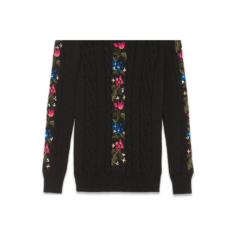 SAINT LAURENT Sweater Women's Black-4