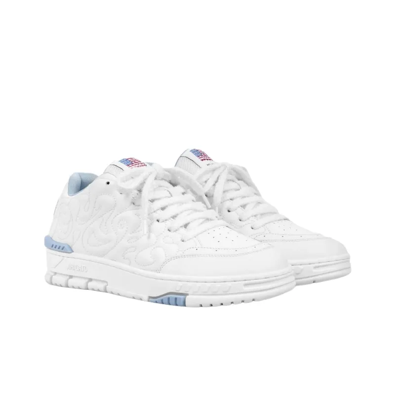 Kenny Scharf x Axel Arigato Area Lo Low Top Skateboard Shoes Men's White-2