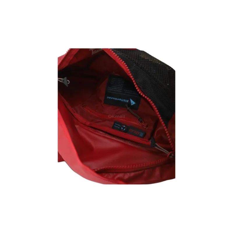 KLATTERMUSEN Fanny Pack Outdoor Bag Recycled Polyamide 7L Black & Red Men's-7