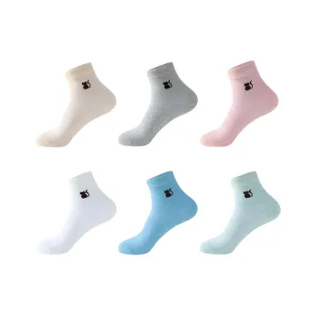 Lanza Mid Calf Socks Women's 6 Pack