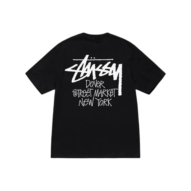 Stussy x DSM T Shirt Unisex Black-0