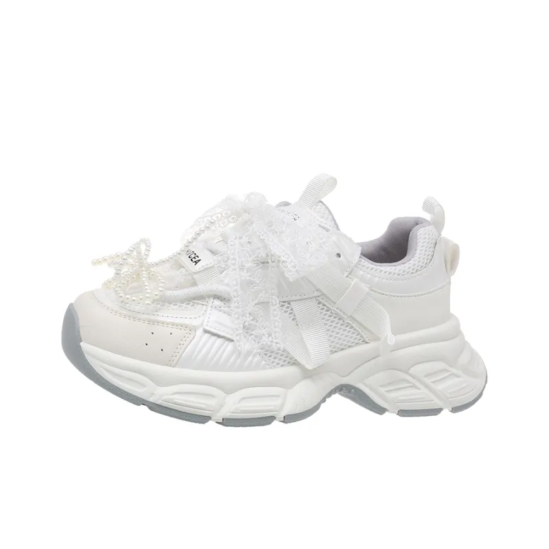 AFJI Abrasion Resistant Low Top Chunky Sneakers Women's-0