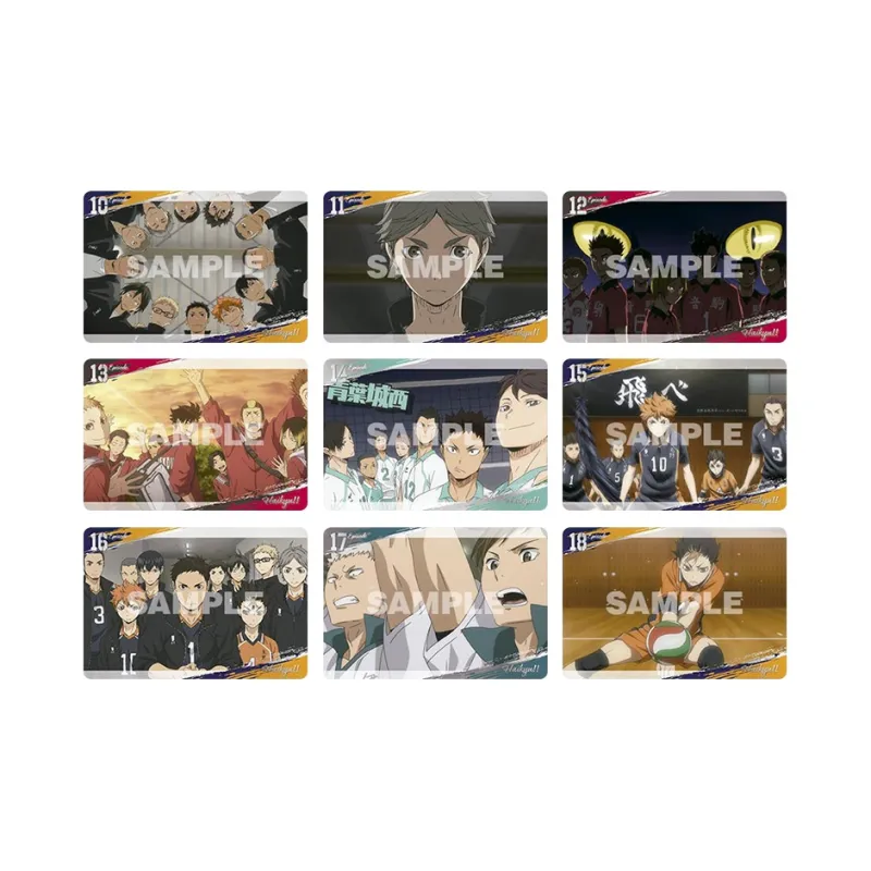 BANDAI Haikyuu!! TV Anime Episode 02 IP/Anime Cards End Box 20 Bags Each Contains 2 Random Cards-3