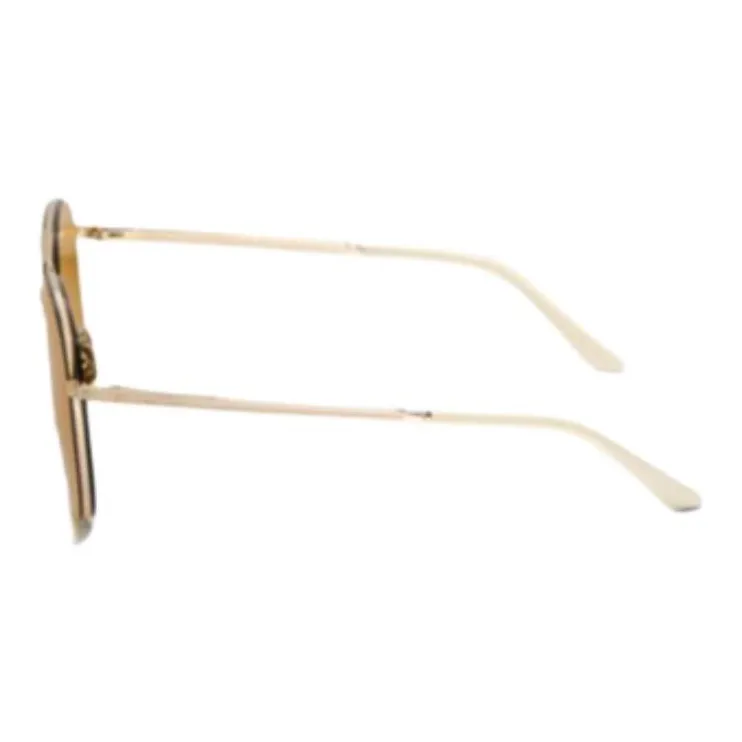 Valentino Metal Aviator Sunglasses Unisex Gold-2