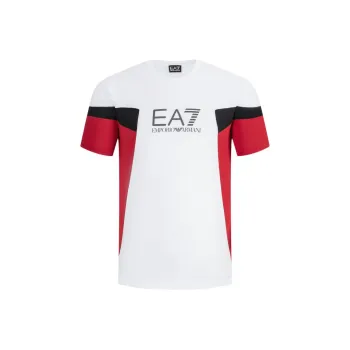 EMPORIO ARMANI EA7 SS24 T Shirt Men's White